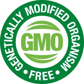 Non-GMO seal, as supplied